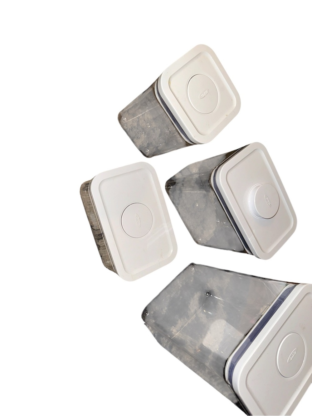 OXO Good Grips POP Containers Set of 4 Airtight Food Storage Mixed Sizes w/ Lids